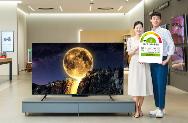 삼성전자 에너지 소비효율 1등급 QLED TV 출시