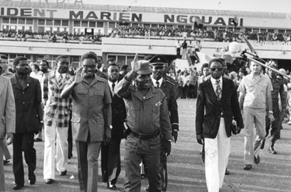 콩고민주공화국을 방문한 네투 대통령