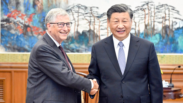 빌 게이츠와 시진핑 주석(출처=구글)
