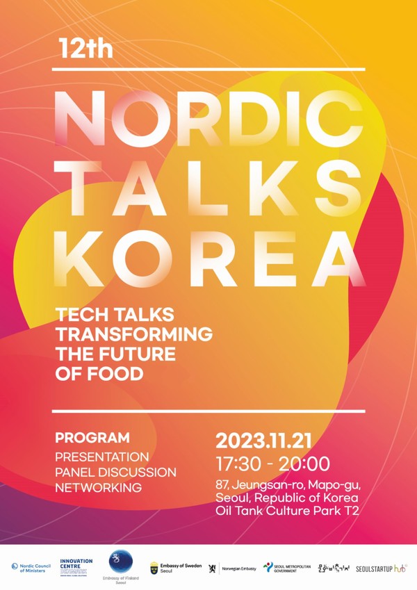 ‘제12회 노르딕 토크 코리아(Nordic Talks Korea)’ 포스터 (이미지: 주한핀란드대사관 제공)