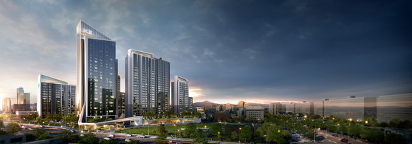 지난해 11월 GS건설이 시공사로 선정된 대치현대아파트 리모델링사업 투시도 (GS건설 제공)